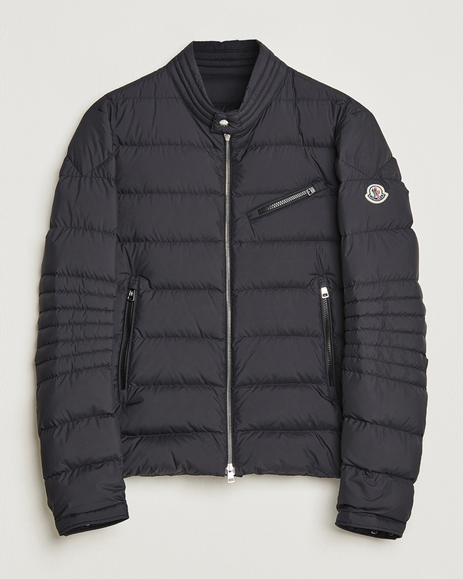 Men | Coats & Jackets | Moncler | Authie Biker Jacket Black