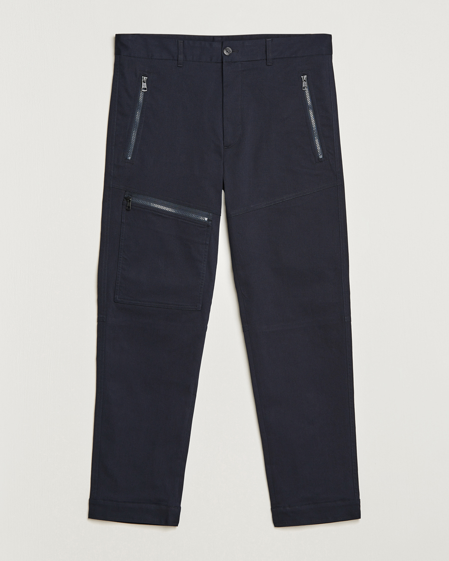 Men | Trousers | Moncler | Technical Zip Trousers Navy