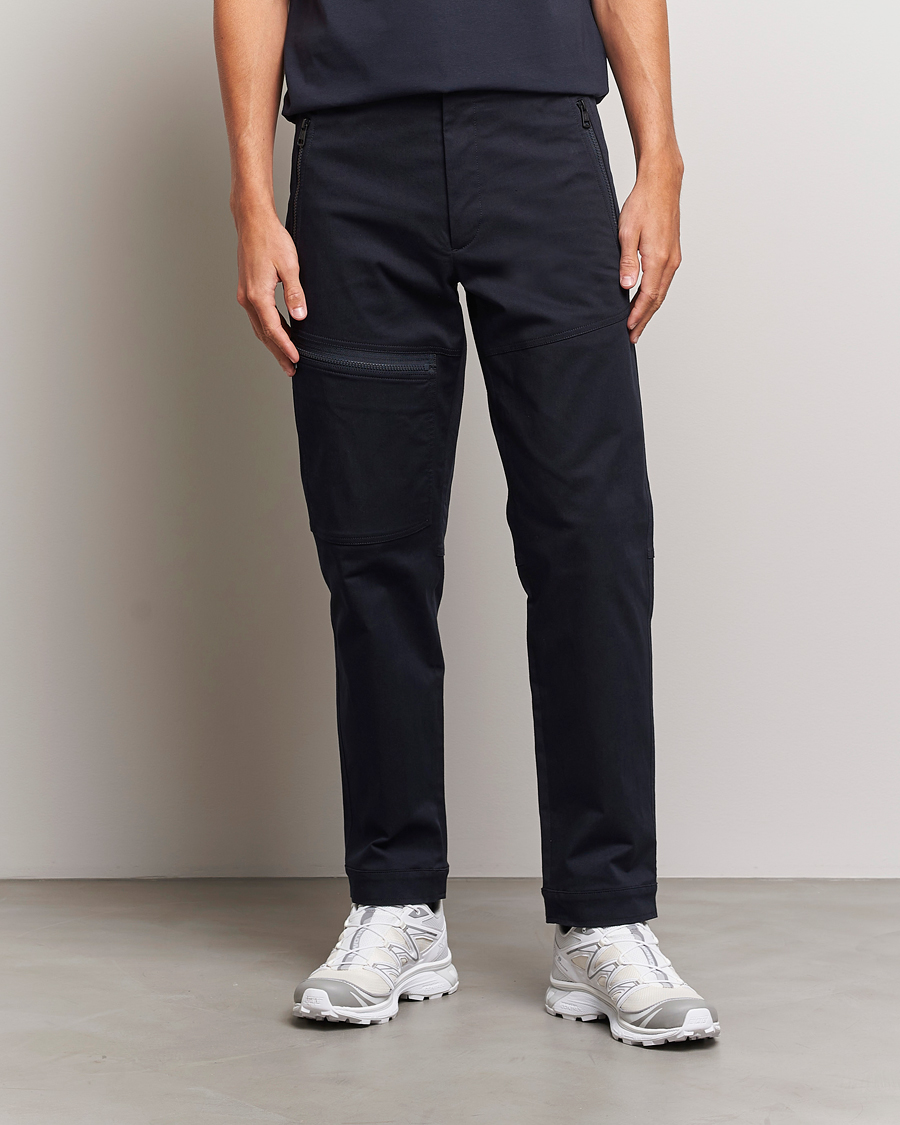 Men | Trousers | Moncler | Technical Zip Trousers Navy