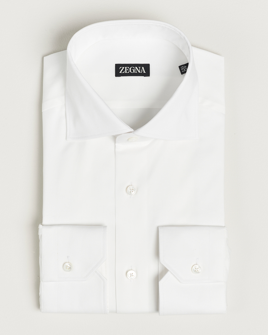 Men | Shirts | Zegna | Slim Fit Dress Shirt White