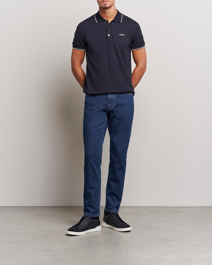 Men | Jeans | Zegna | 5-Pocket Denim Pants Stone Wash
