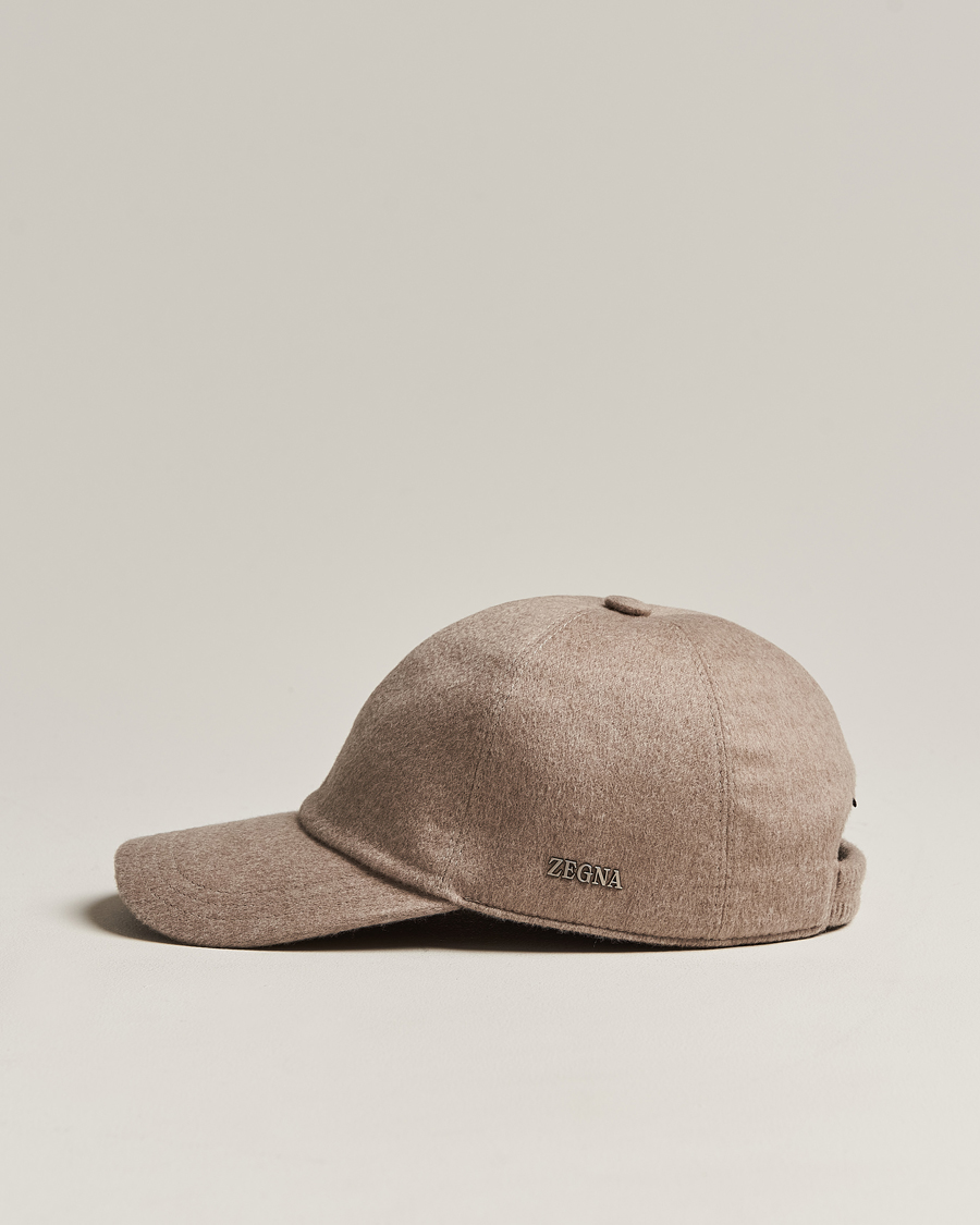 Men | Zegna Cashmere Baseball Cap Beige | Zegna | Cashmere Baseball Cap Beige