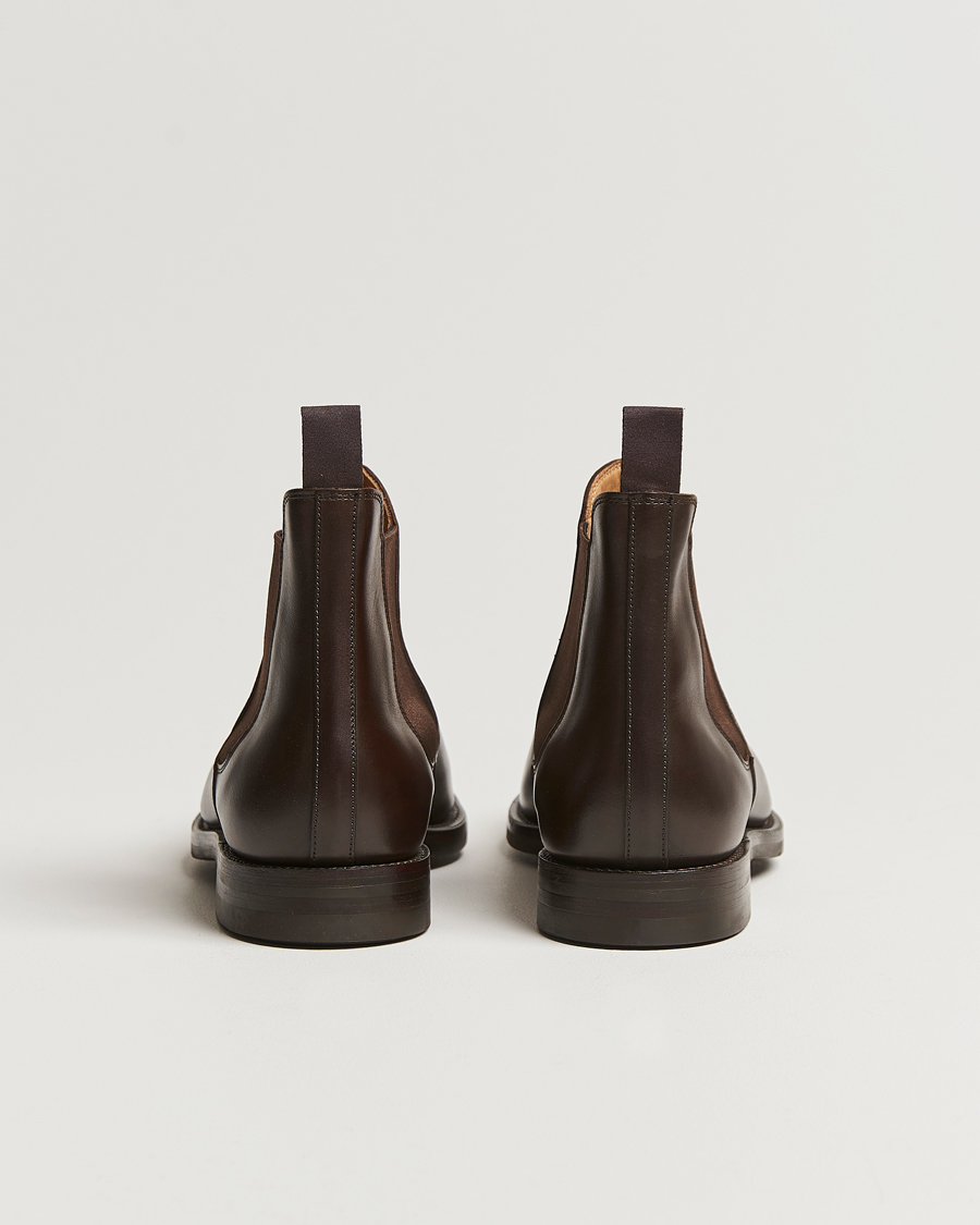 Men | Boots | Crockett & Jones | Chelsea 5 Dk Brown Wax Calf