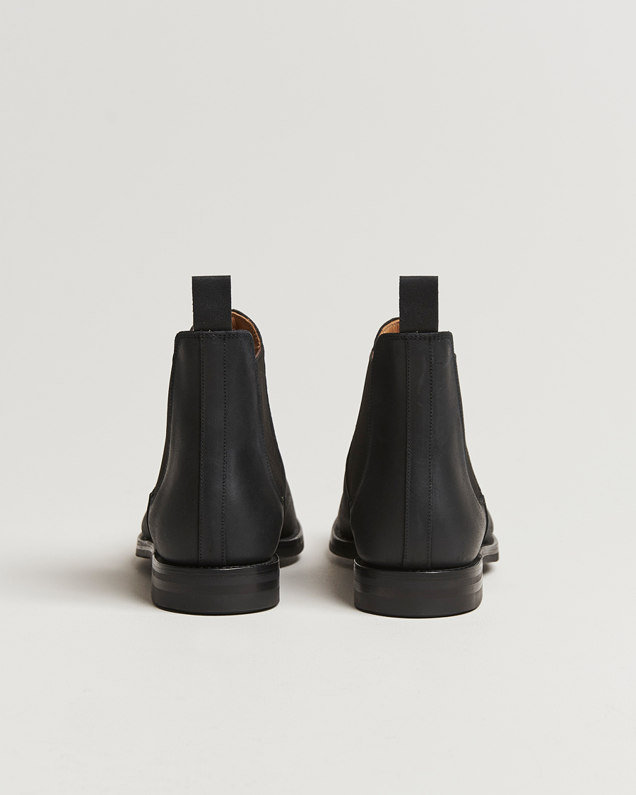 Men | Boots | Crockett & Jones | Chelsea 5 Black Rough-Out Suede