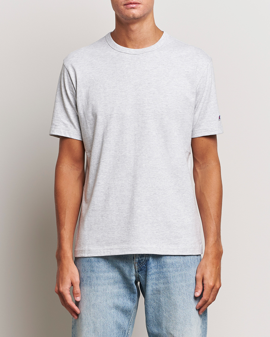 Men | T-Shirts | Champion | Jersey Crew Neck T-shirt Grey Melange