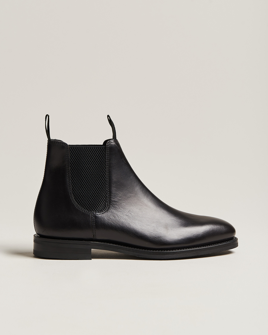 Men | Boots | Loake 1880 | Emsworth Chelsea Boot Black Leather