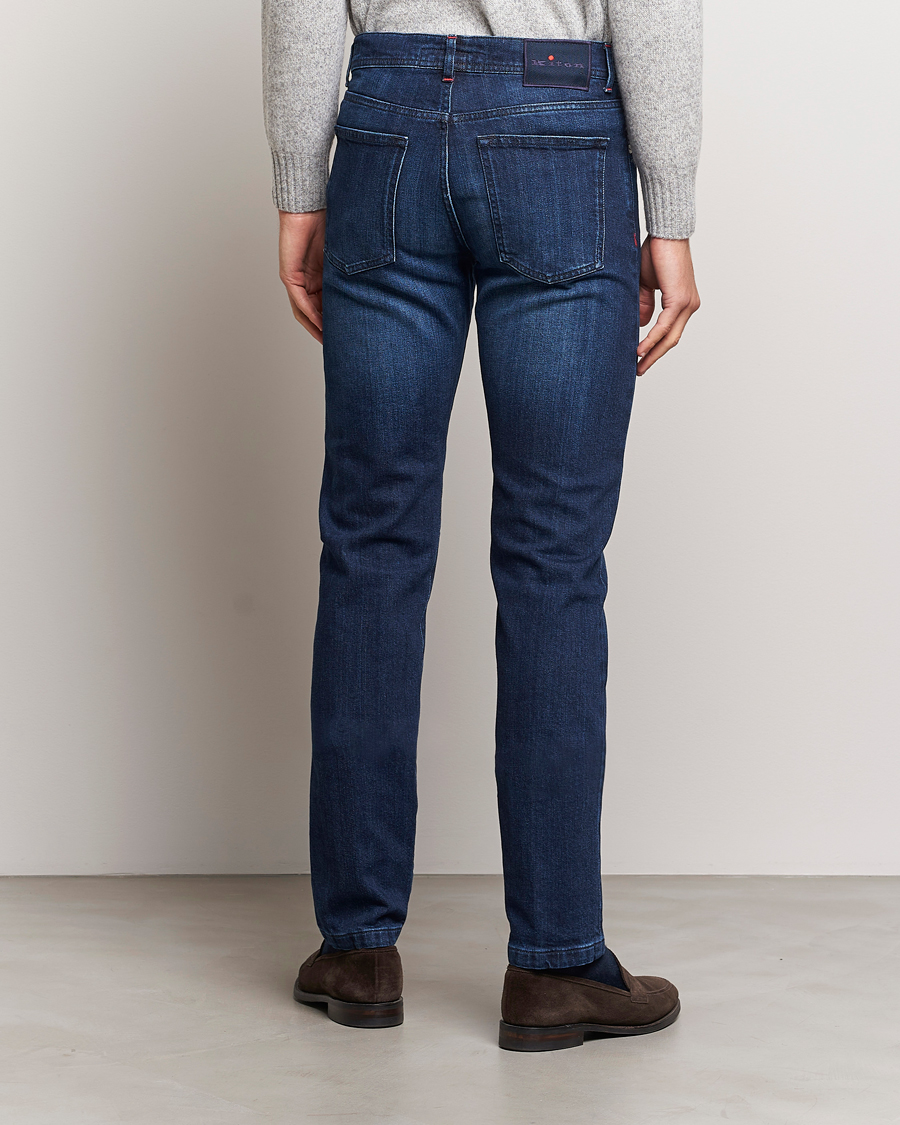 Men | Jeans | Kiton | Slim Fit Stretch Jeans Medium Blue Wash