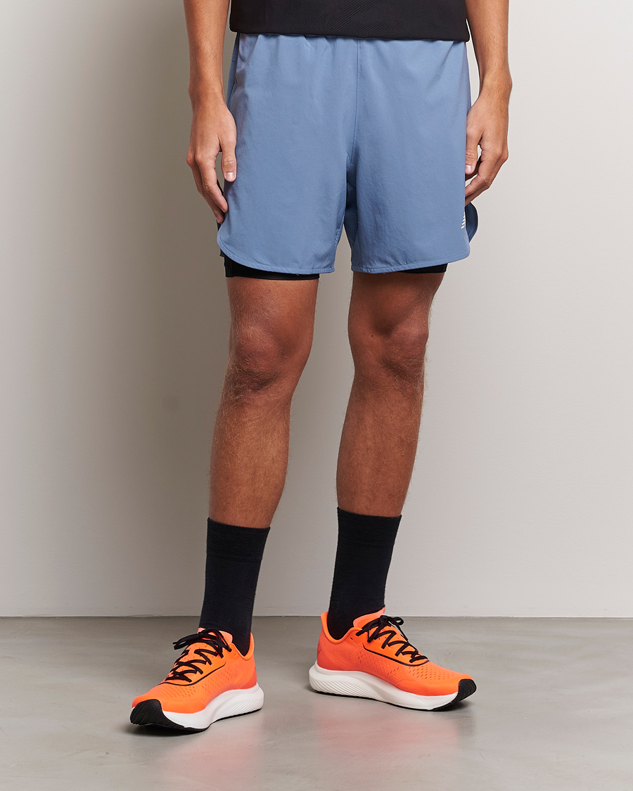 Men | Shorts | New Balance | Running Q Speed 2 in 1 Shorts Mercury Blue