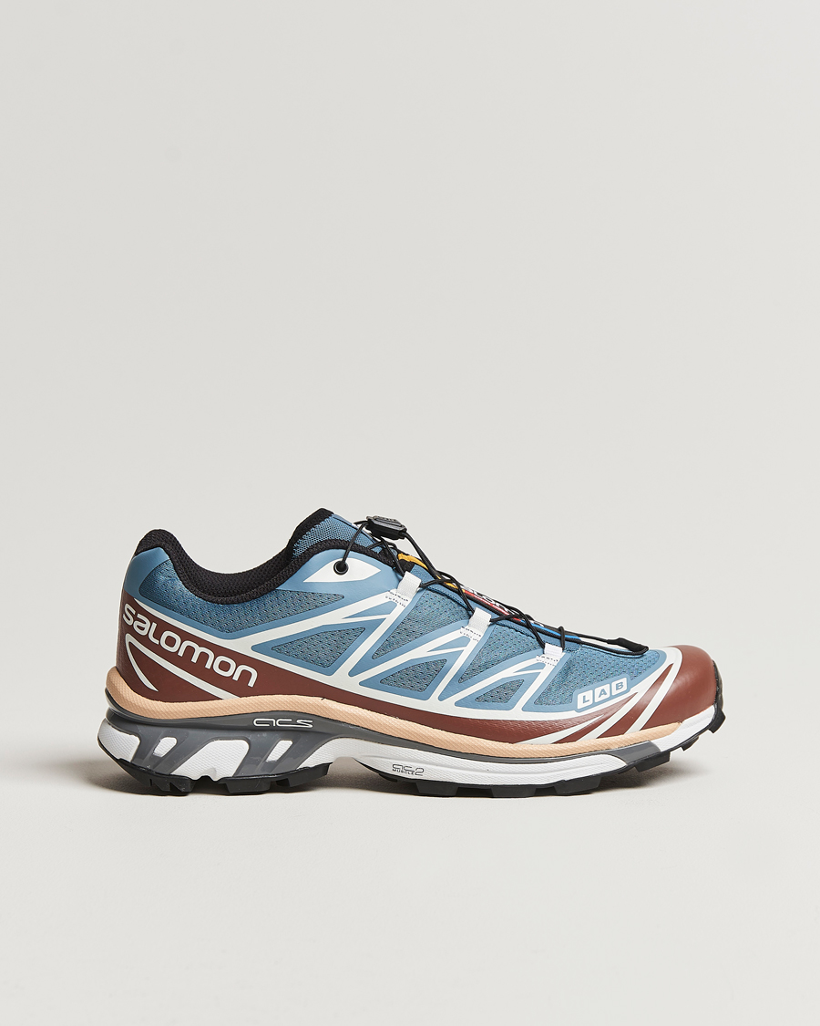 Men | Salomon XT-6 Sneakers Aegean Blue/Tortoise Shell | Salomon | XT-6 Sneakers Aegean Blue/Tortoise Shell