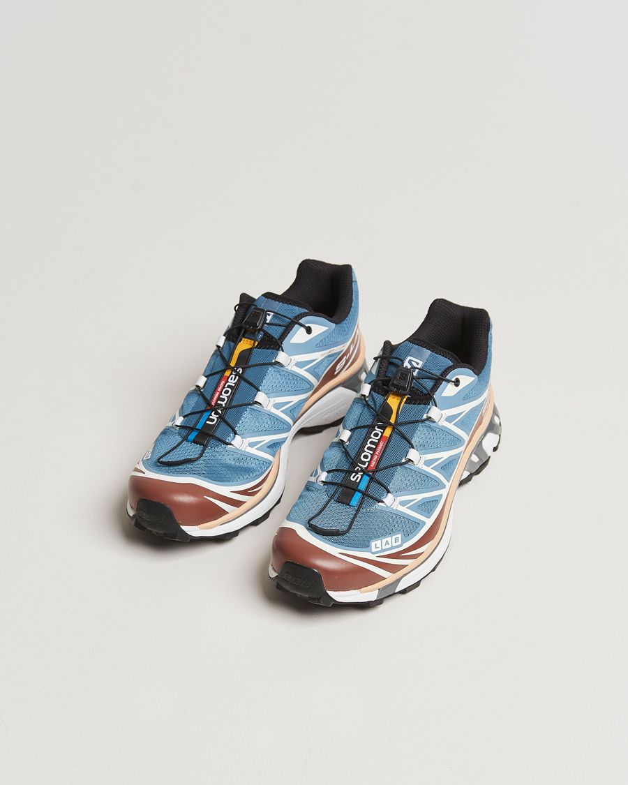 Men | Salomon XT-6 Sneakers Aegean Blue/Tortoise Shell | Salomon | XT-6 Sneakers Aegean Blue/Tortoise Shell