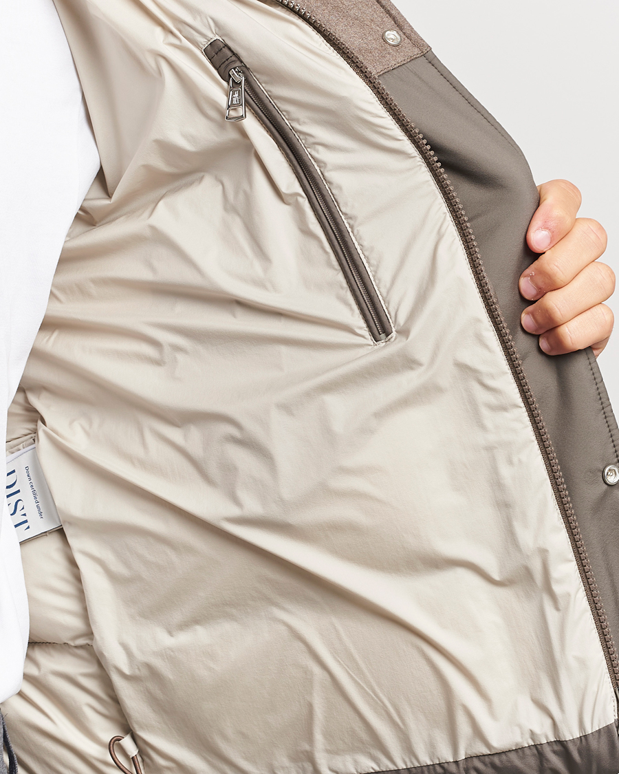 Men | Coats & Jackets | Moncler | Mussala Short Down Parka Taupe