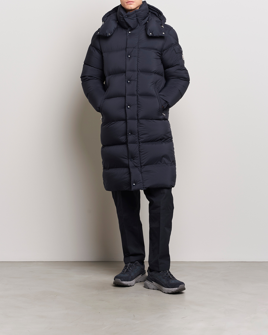 Men | Coats & Jackets | Moncler | Hanoverian Long Down Parka Navy