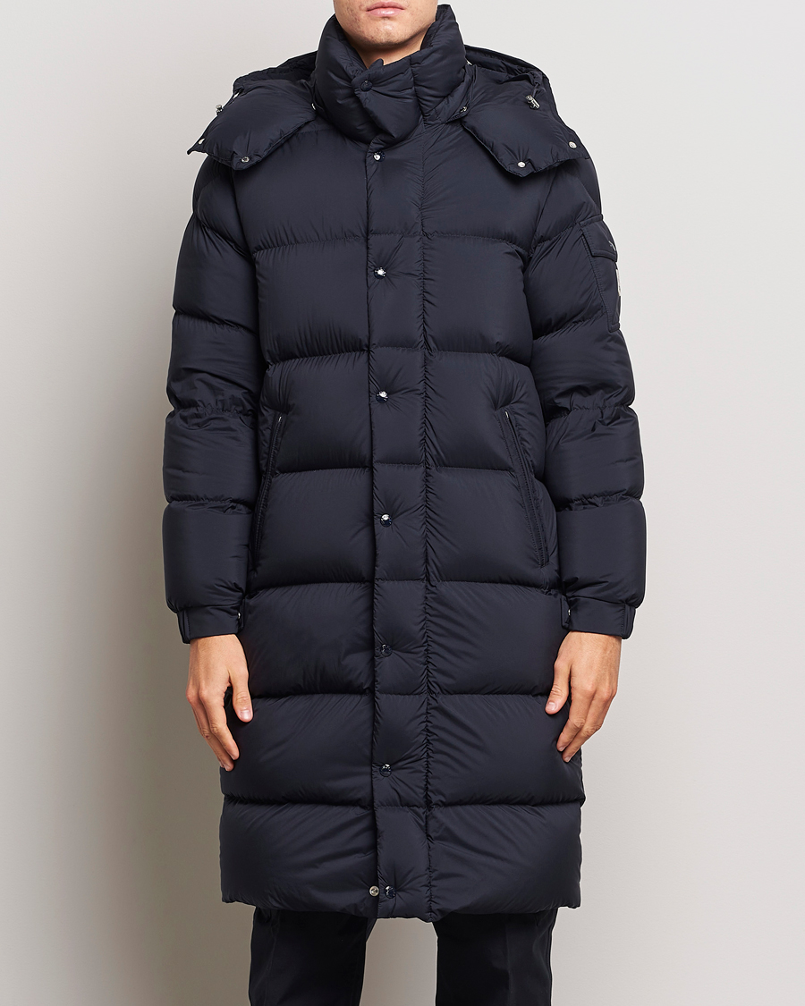 Men | Coats & Jackets | Moncler | Hanoverian Long Down Parka Navy