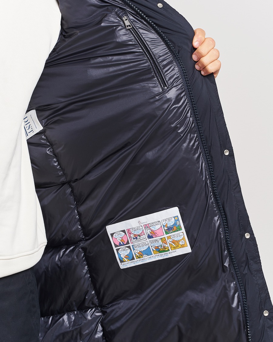 Men | Coats & Jackets | Moncler | Hanoverian Long Down Parka Navy