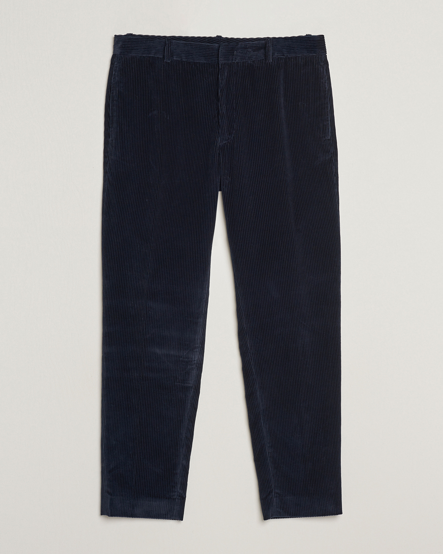 Men | Trousers | Moncler | Corduroy Pants Navy