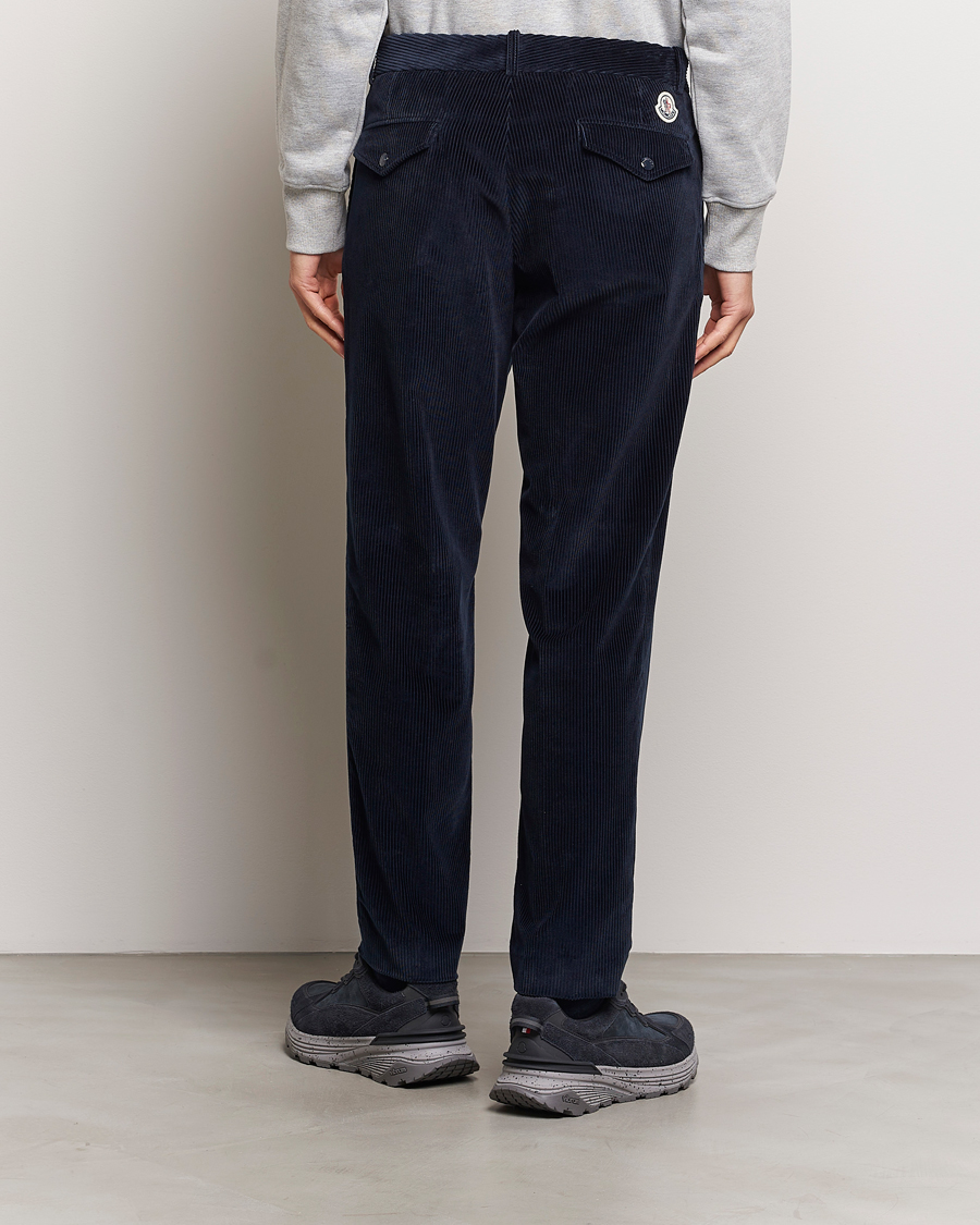 Men | Trousers | Moncler | Corduroy Pants Navy