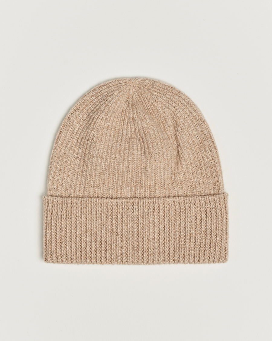 Men | Moncler Cashmere Beanie Beige | Moncler | Cashmere Beanie Beige