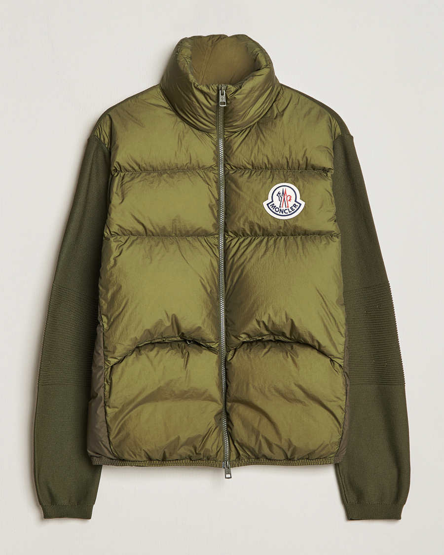 Men | Sweaters & Knitwear | Moncler | Hybrid Cardigan Military Green