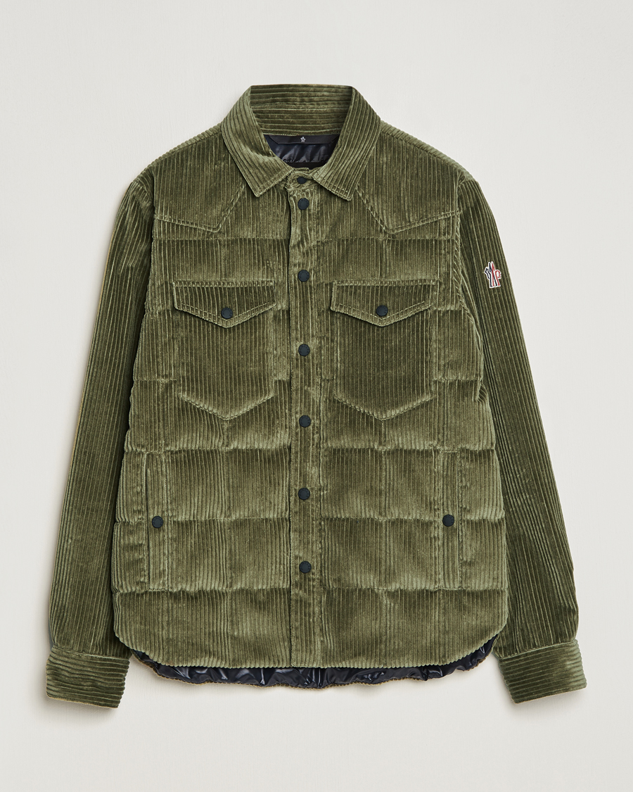 Men | Coats & Jackets | Moncler Grenoble | Gelt Corduroy Shirt Jacket Olive
