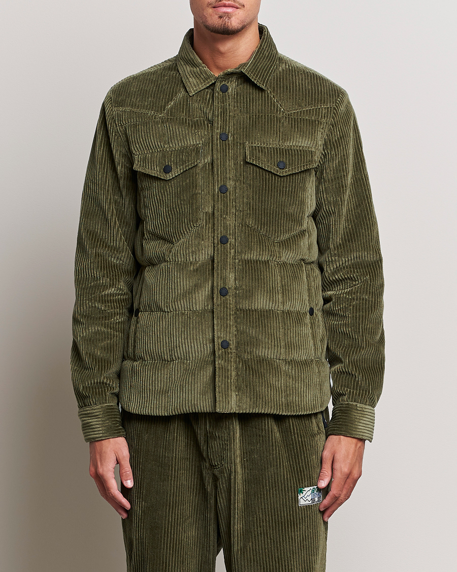 Men | Coats & Jackets | Moncler Grenoble | Gelt Corduroy Shirt Jacket Olive