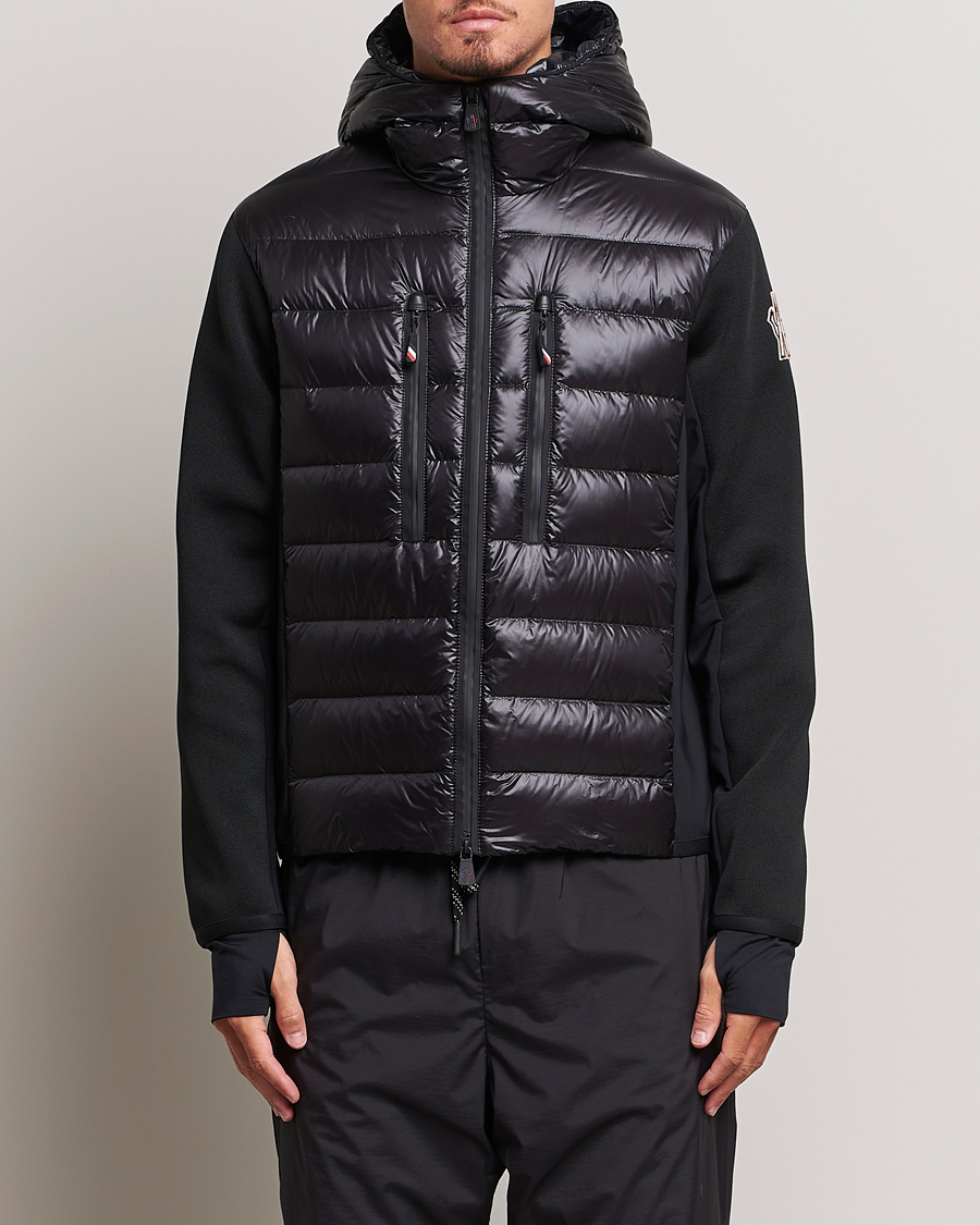 Men | Sweaters & Knitwear | Moncler Grenoble | Hybrid Zip Cardigan Black