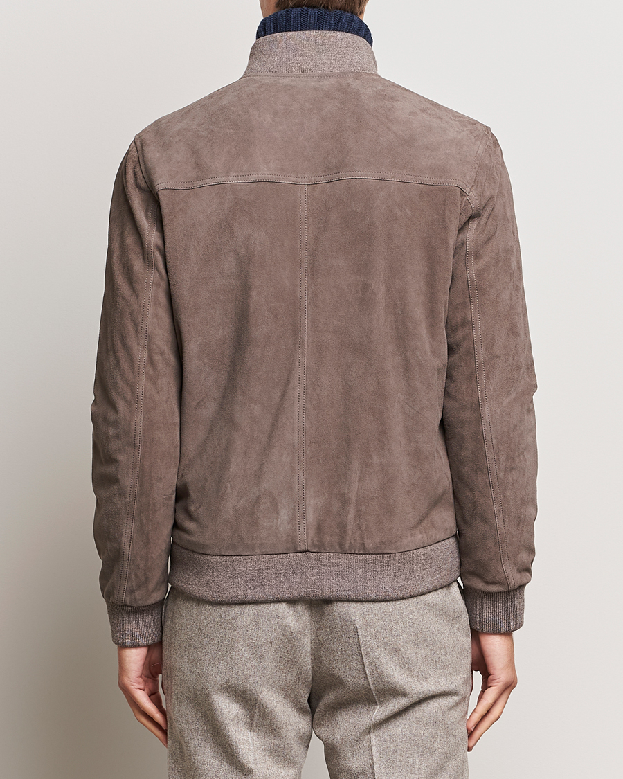 Men | Coats & Jackets | Valstar | Valstarino Suede Jacket Stone