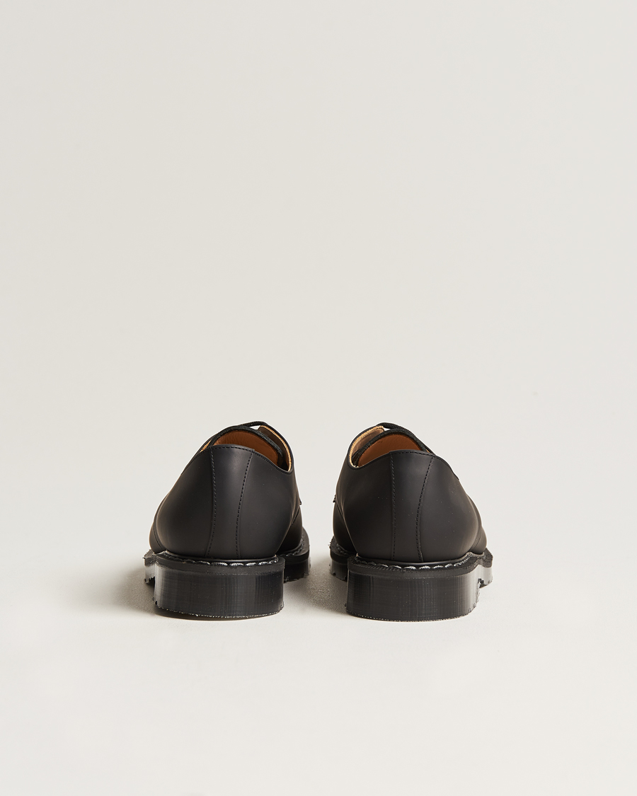 Men | Solovair 3 Eye Gibson Shoe Black Greasy | Solovair | 3 Eye Gibson Shoe Black Greasy