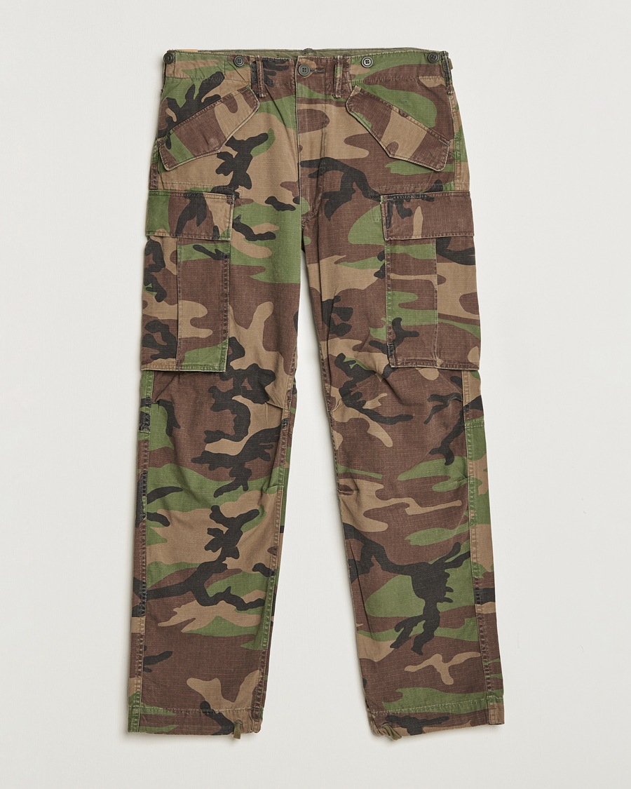 Men | Trousers | RRL | Regiment Cargo Pants Woodland Camo