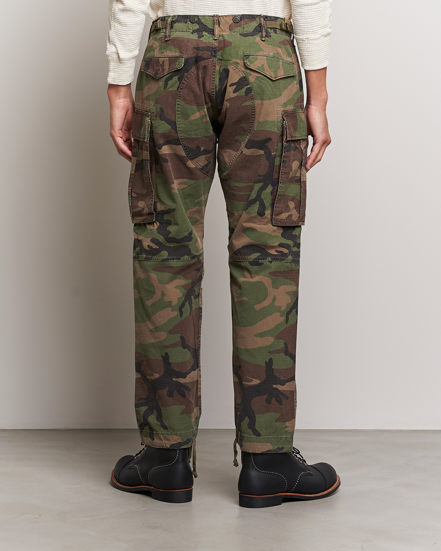 Men | Trousers | RRL | Regiment Cargo Pants Woodland Camo