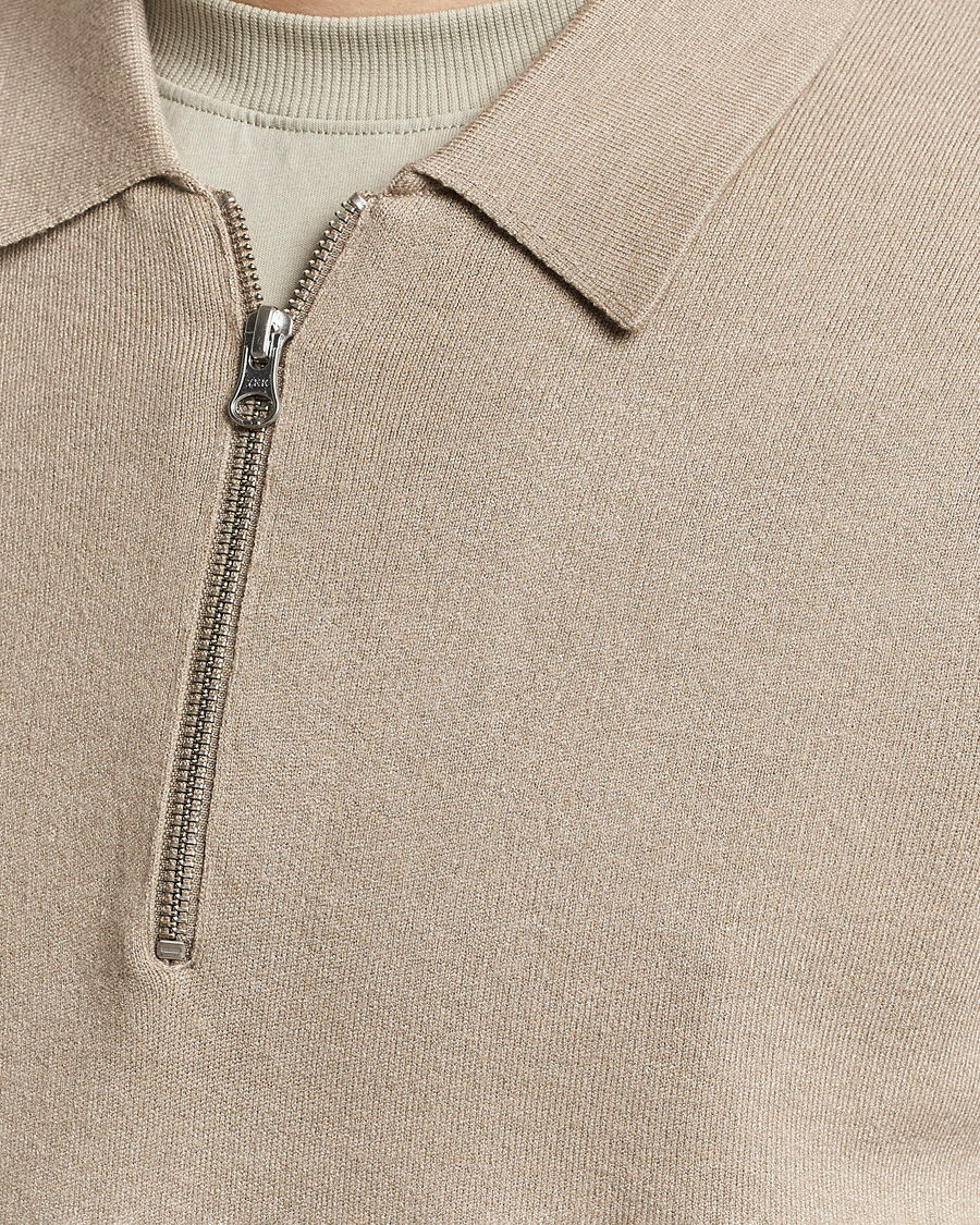 Men | Sweaters & Knitwear | Samsøe Samsøe | Guna Half Zip Pure Cashmere
