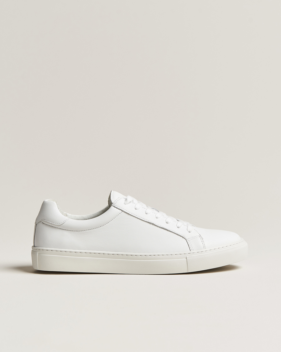 Men | Sneakers | Samsøe Samsøe | Saharry Leather Sneakers White