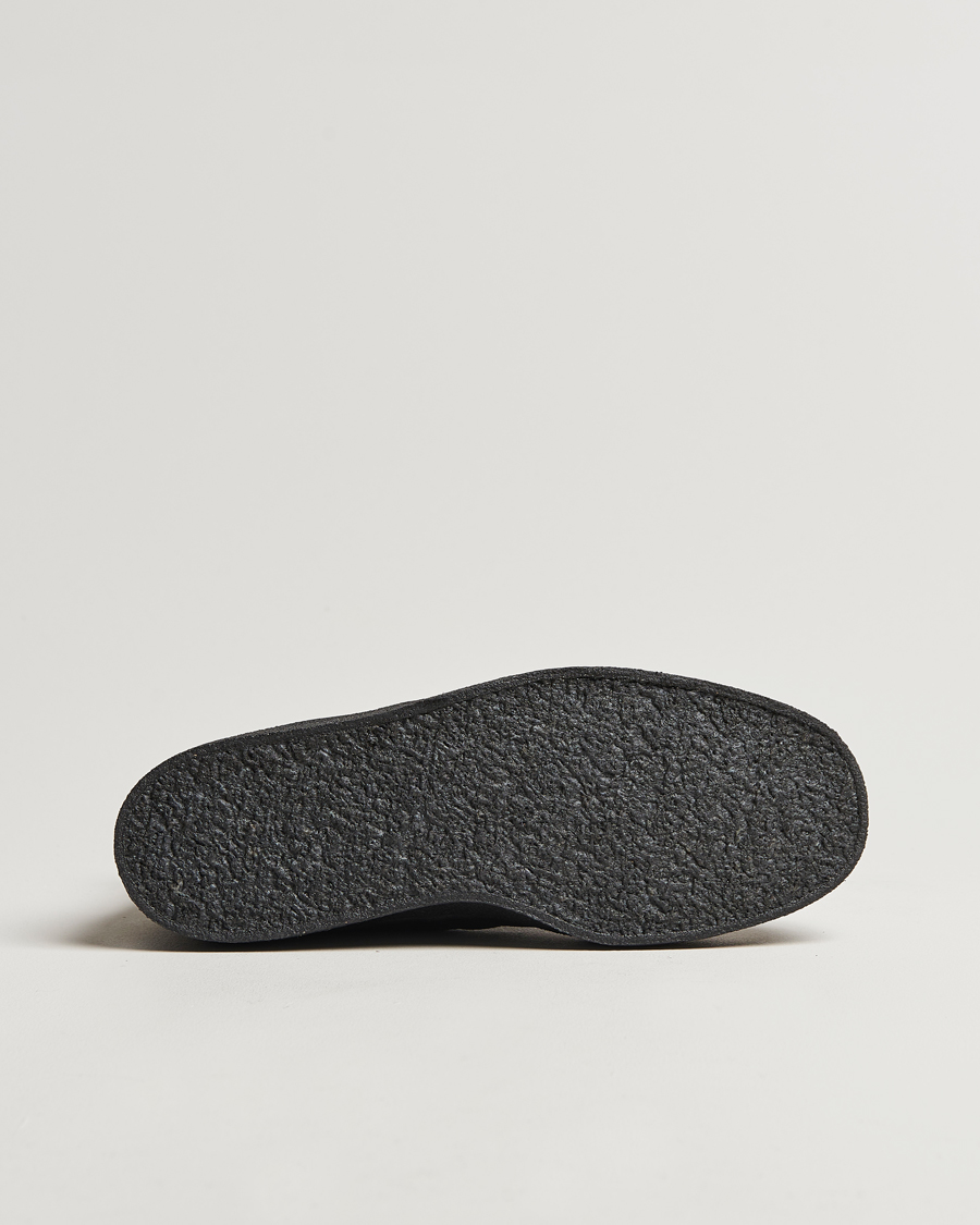 Men | Sanders Sherling Lined Curling Boot Black Suede | Sanders | Sherling Lined Curling Boot Black Suede