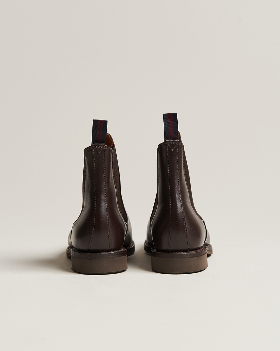 Men | Sanders Liam Chelsea Boot Dark Brown Calf | Sanders | Liam Chelsea Boot Dark Brown Calf