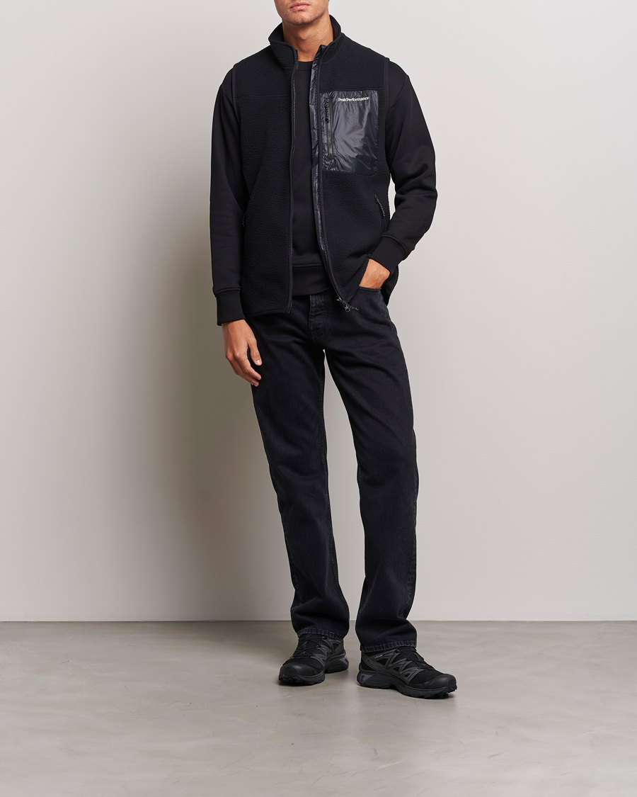 Men | Peak Performance Pile Vest Black | Peak Performance | Pile Vest Black