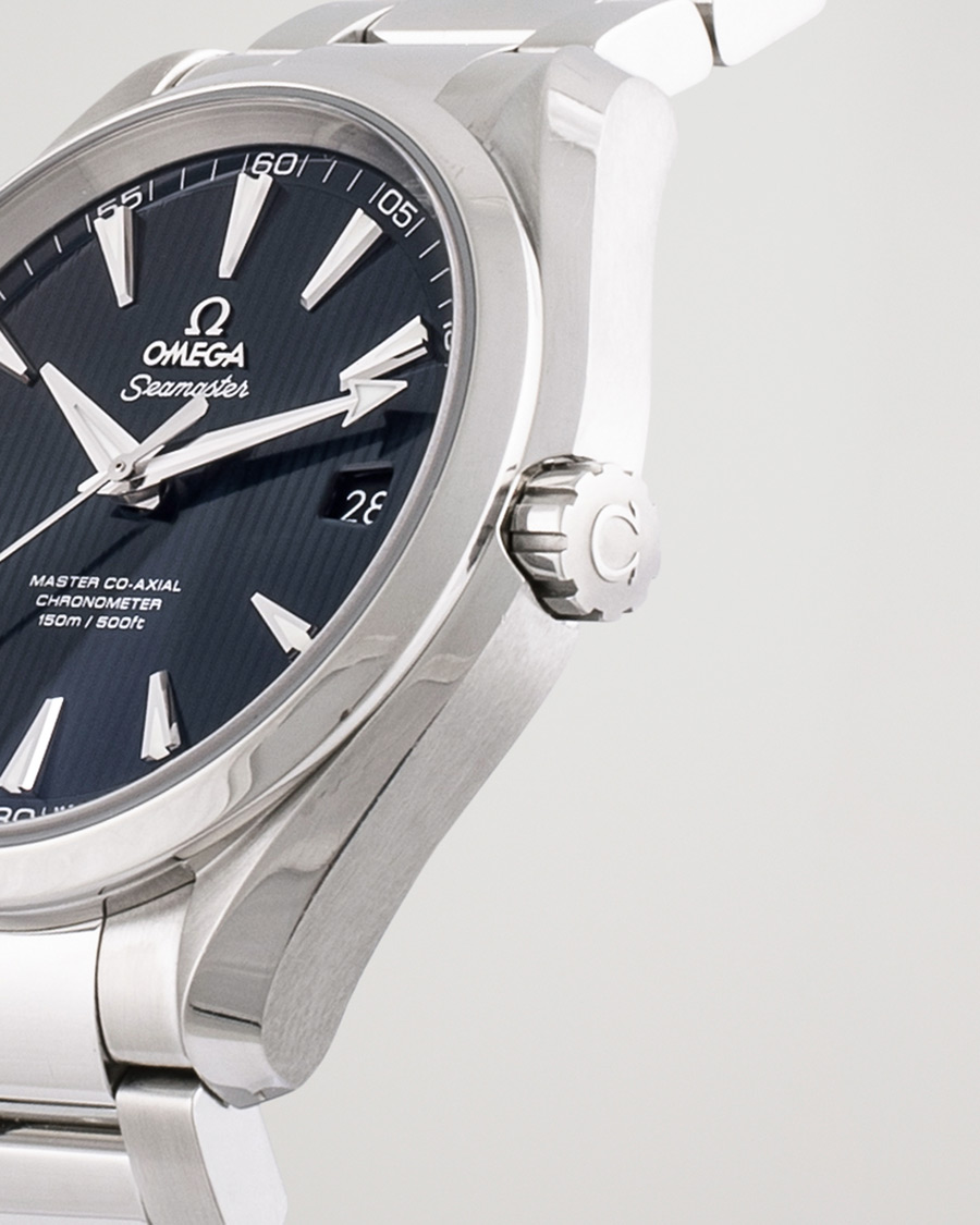 Men | Omega Pre-Owned Seamaster Aqua Terra 231.10.42.21.03.003 Steel Blue | Omega Pre-Owned | Seamaster Aqua Terra 231.10.42.21.03.003 Steel Blue
