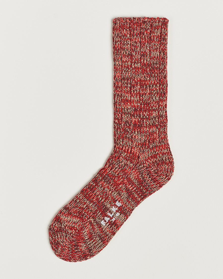 Men | Underwear & Socks | Falke | Brooklyn Cotton Sock Red Flash