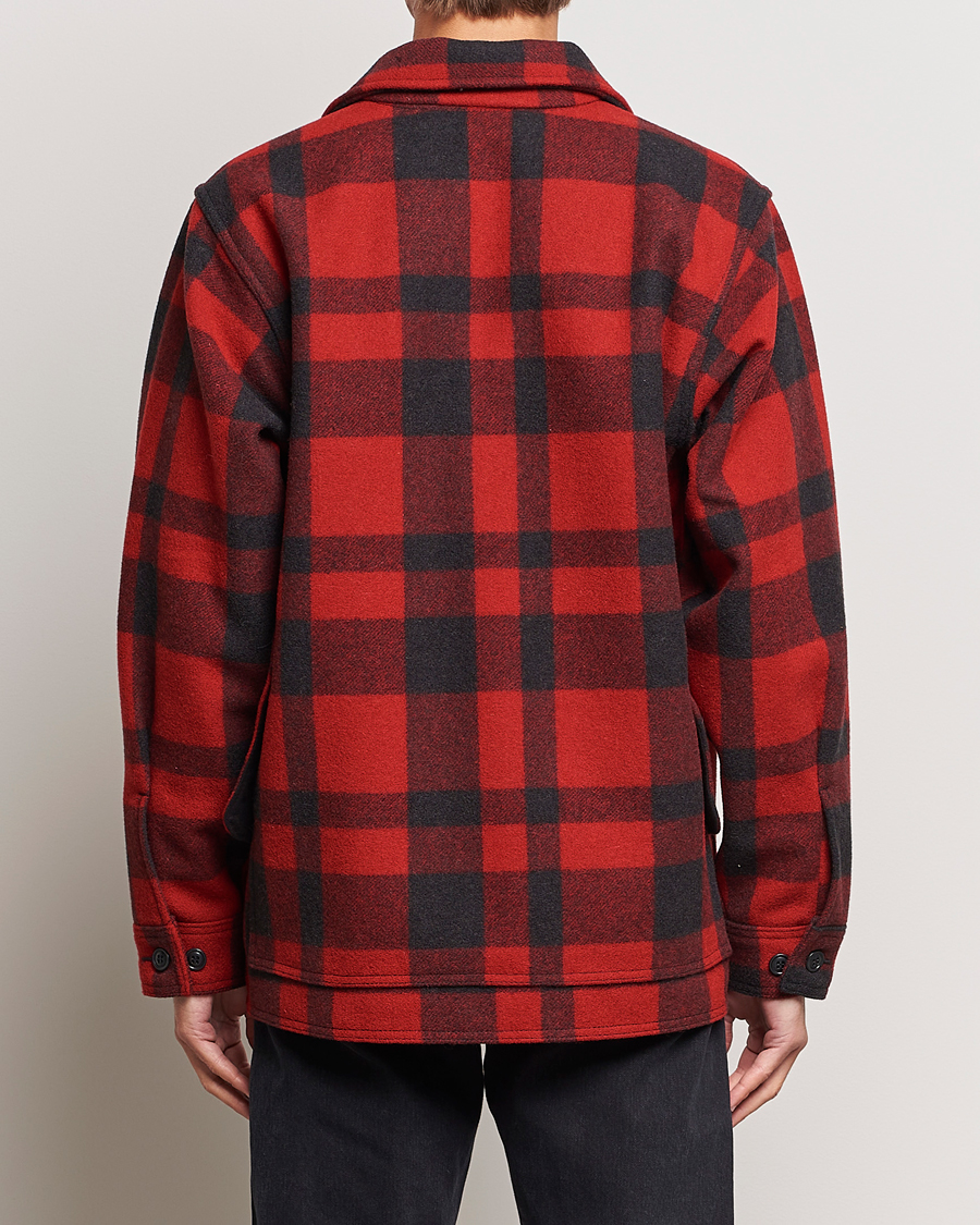 Men | Coats & Jackets | Filson | Mackinaw Wool Cruiser Brick Red