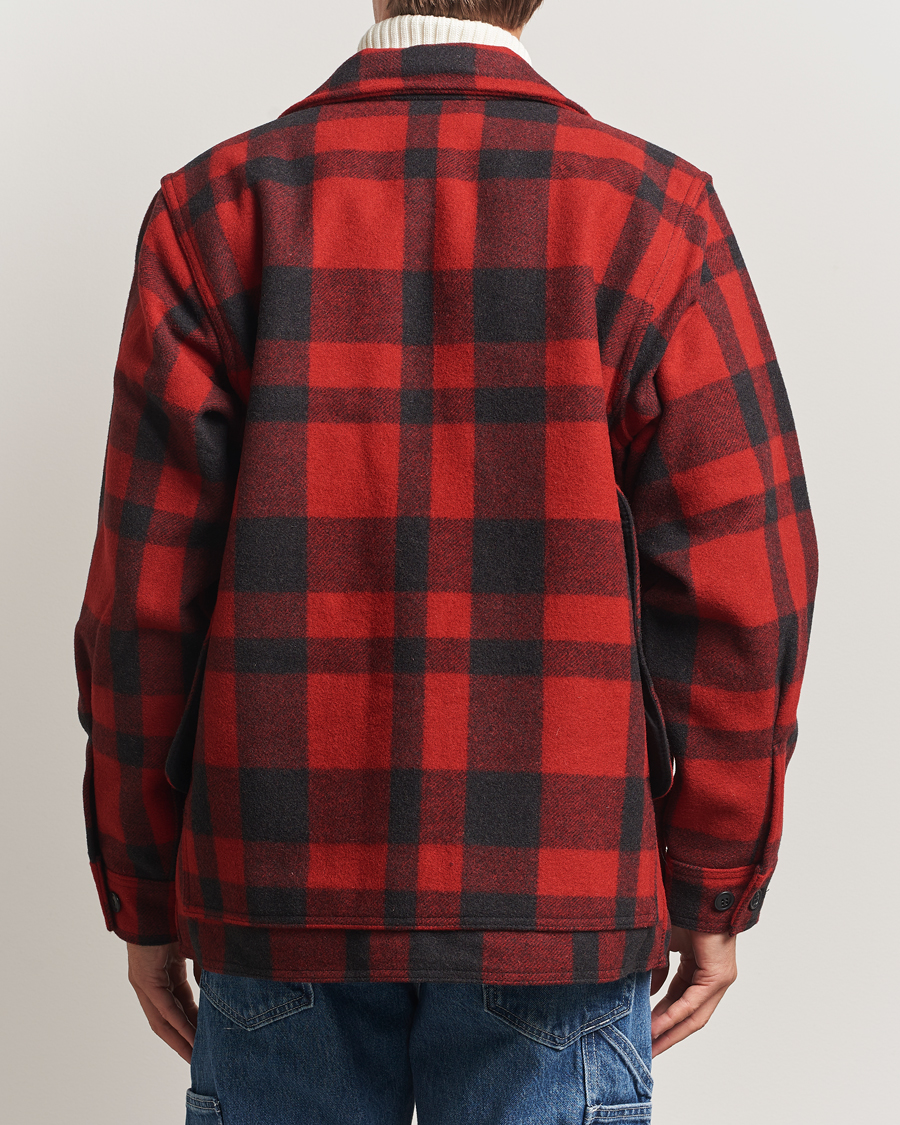 Men | Coats & Jackets | Filson | Mackinaw Wool Cruiser Brick Red