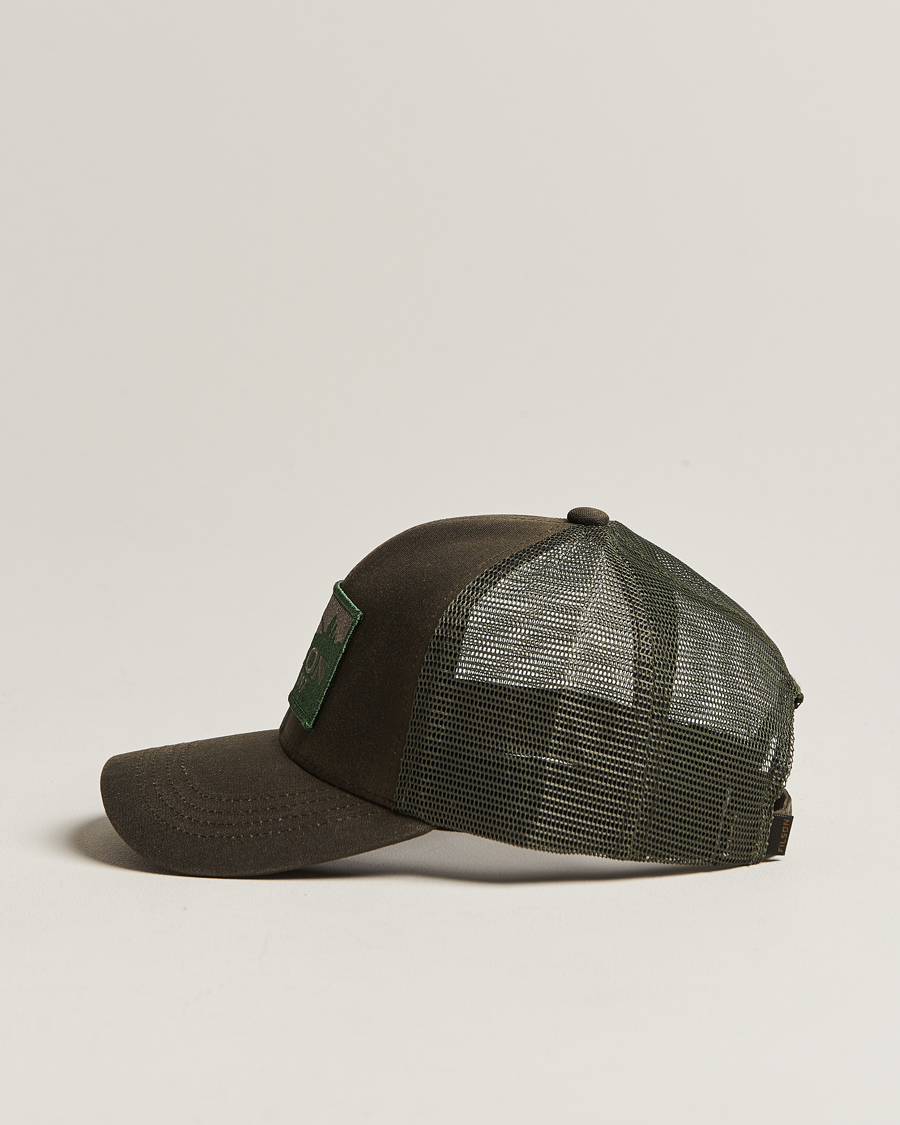 Men | Hats & Caps | Filson | Logger Mesh Cap Otter Green