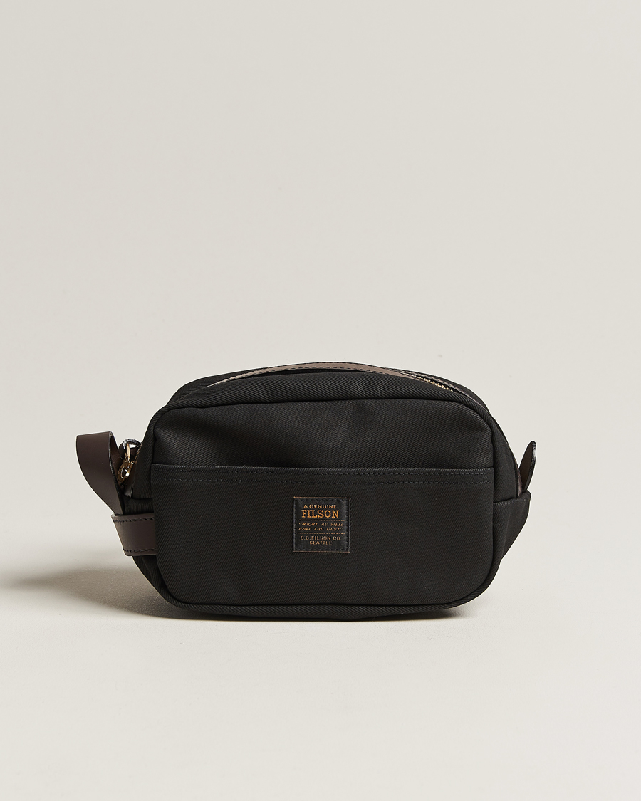 Men | Bags | Filson | Rugged Twill Travel Kit Black