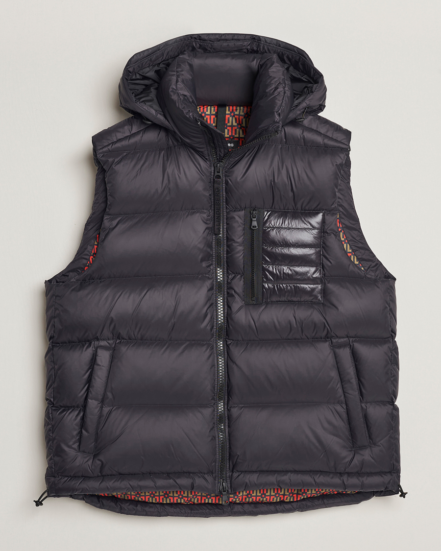 Men | Coats & Jackets | J.Lindeberg | Duke Hoodded Down Vest Black