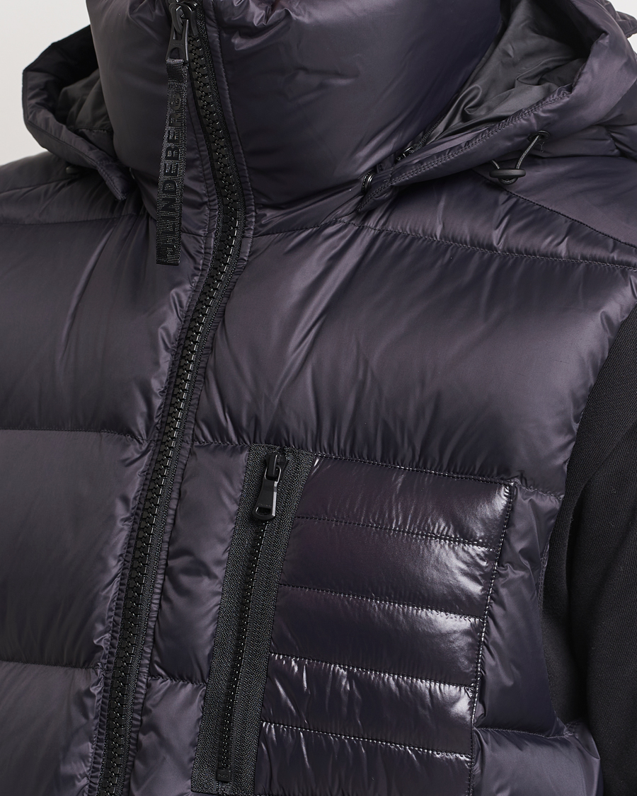 Men | Coats & Jackets | J.Lindeberg | Duke Hoodded Down Vest Black