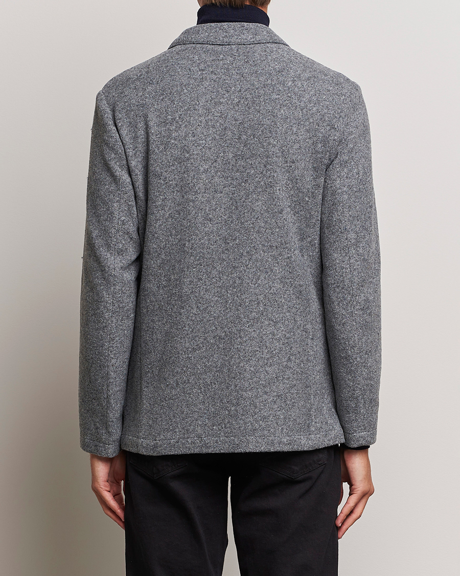 Men | Blazers | J.Lindeberg | Carlton Wool Cardigan Blazer Mid Grey Mel