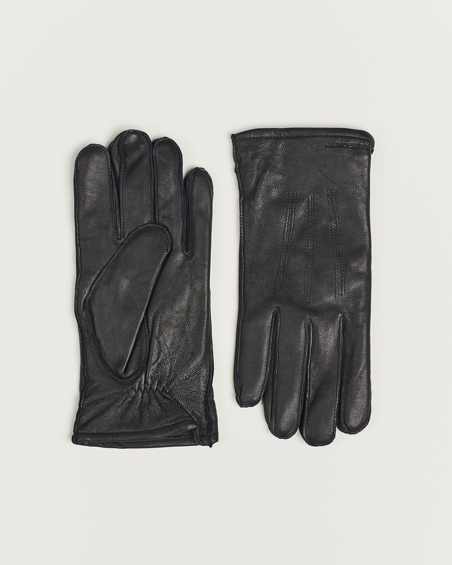 Men | J.Lindeberg Milo Leather Glove Black | J.Lindeberg | Milo Leather Glove Black
