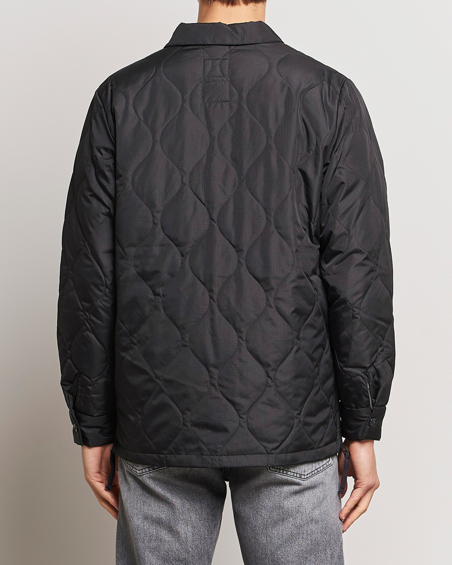Men | Coats & Jackets | TAION | Padded Military CPO Shirt Jacket Black