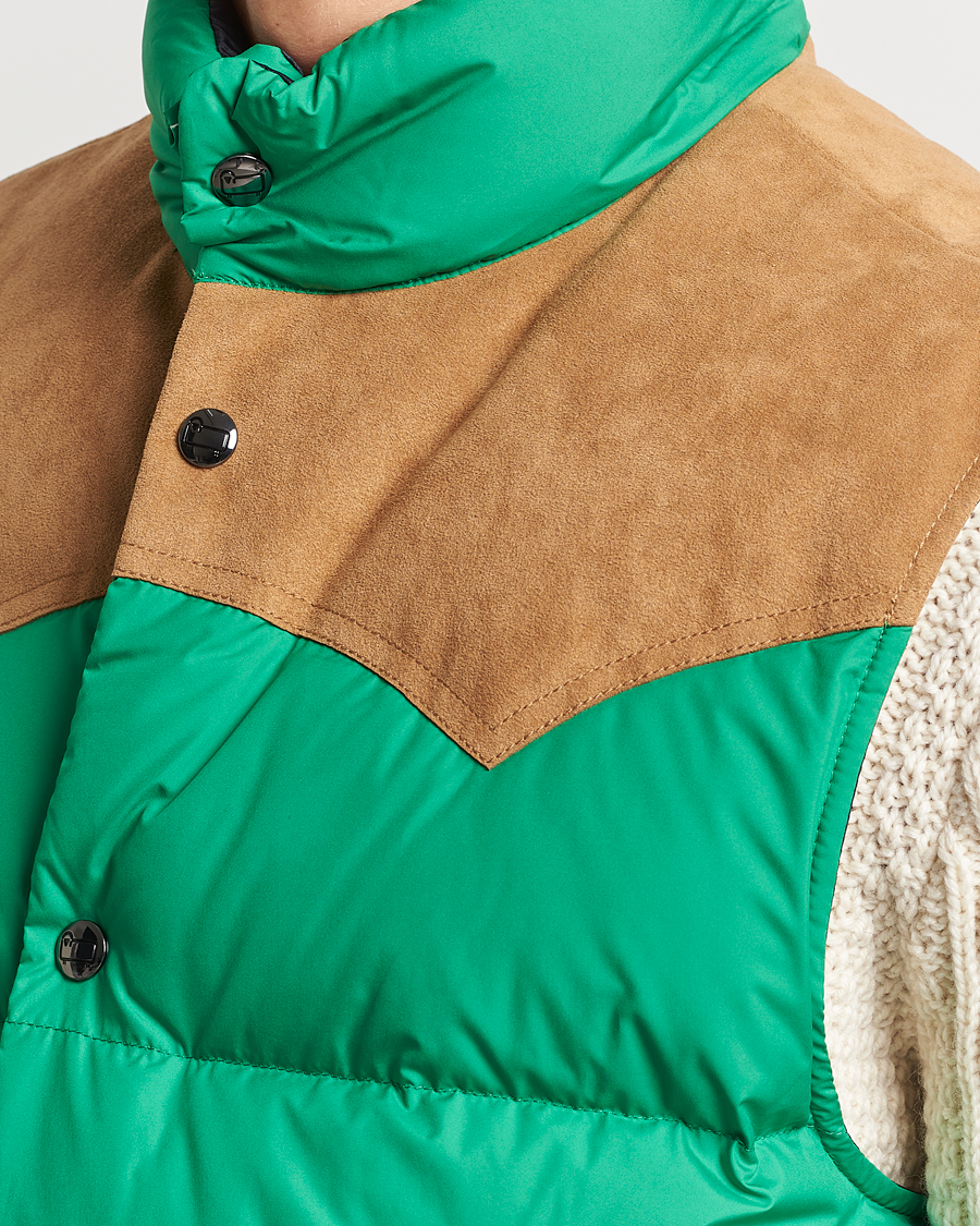 Men | Coats & Jackets | Woolrich | Western Down Vest Kelly Green
