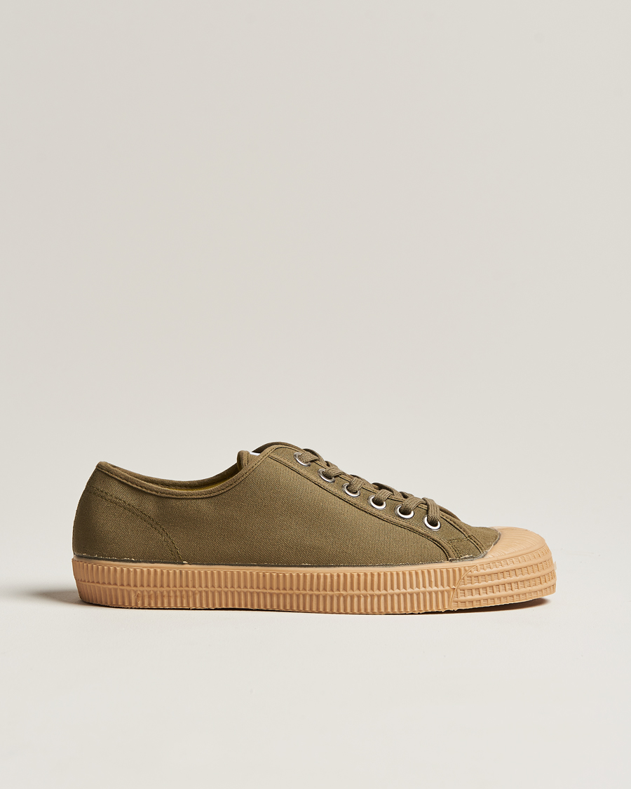 Men | Sneakers | Novesta | Star Master Organic Cotton Sneaker Military/Transparant