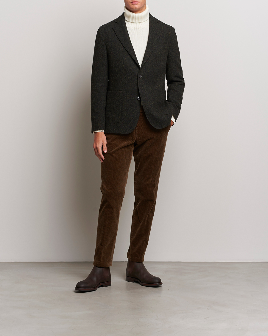 Men | Trousers | Oscar Jacobson | Denz Corduroy Trousers Camel