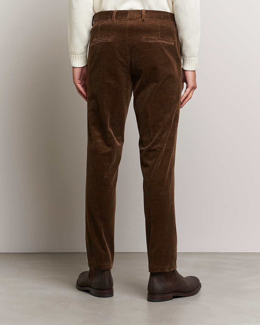 Men | Trousers | Oscar Jacobson | Denz Corduroy Trousers Camel