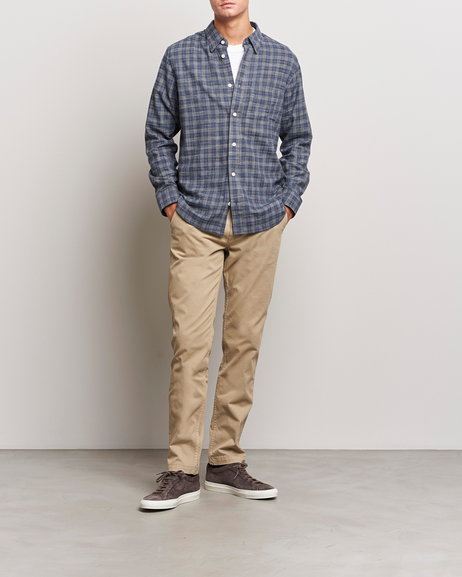 Men | Trousers | NN07 | Marco Slim Fit Stretch Chinos Khaki